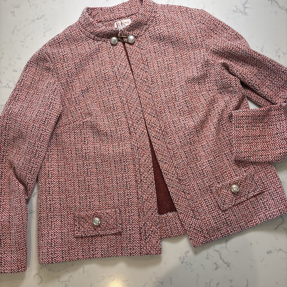 VTG Cropped Jacket MCM‎ 1960s/1970s Professional Grandmacore R & K Knits SZ SM